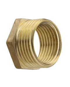 BRASS HEX BUSH 1" X 1/2"