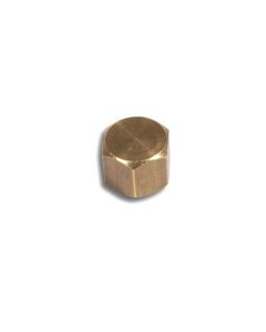 (C) BRASS BLANK NUT 1/2"