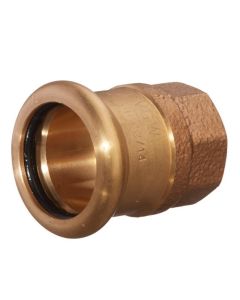 (C) COPPER PRESS 22MM X 3/4" FEMALE COUPLING