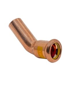 COPPER PRESS 15MM OBTUSE STREET ELBOW 45 DEG