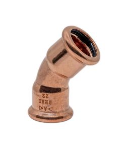 COPPER PRESS 28MM OBTUSE ELBOW 45 DEG