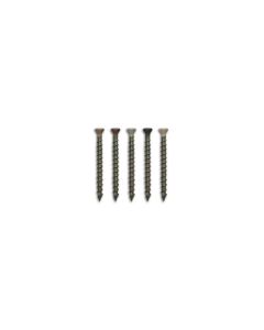 ENVELLO CLADDING 40MM COLOURED HEAD SCREW GOLDEN OAK (BOX X 100)