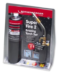 ROTHENBERGER 35669E SUPER FIRE 2 BRAZING TORCH SET