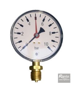 (C) GP1576010 INTA PRESSURE GAUGE 10 BAR BACK CONNECTION 1/4"