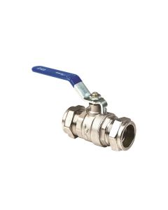 (C) LBV209322B LEVER HANDLE VALVE 22MM BLUE