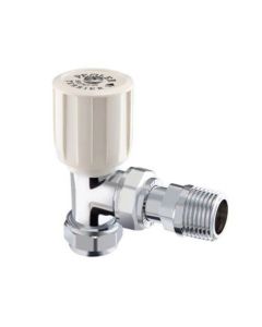 601028 NO.367 C/P WHITE HEAD RADIATOR VALVE 15MM