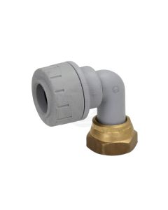 *CLEARANCE* POLYPLUMB ENHANCED PB1715 BENT TAP CONNECTOR 15MM X 1/2"