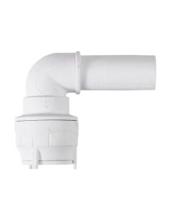 POLYPLUMB ENHANCED PB1022EW 90DEG SPIGOT ELBOW 22MM WHITE