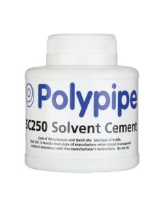 (C) POLYPIPE SC250 SOLVENT CEMENT WITH BRUSH 250ML