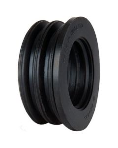 POLYPIPE SN40 BOSS ADAPTOR PUSH FIT RUBBER 40MM BLACK