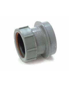 POLYPIPE SN67G ANGLED BOSS ADAPTOR 92.1/2 DEG SOLVENT/COMPRESSION 40MM GREY