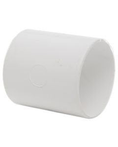 (C) POLYPIPE WS58W SOLVENT WELD STRAIGHT COUPLING 50MM WHITE