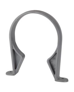 POLYPIPE SC33G 82MM(3") SADDLE PIPE CLIP GREY