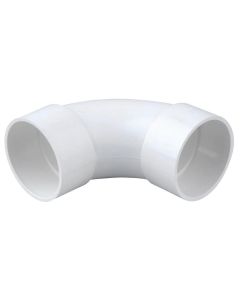 POLYPIPE WP23W HIGH TEMP 90 DEG SPIGOT BEND 32MM WHITE