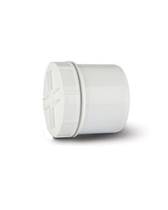 POLYPIPE SA62W 110MM(4") ACCESS PLUG WHITE