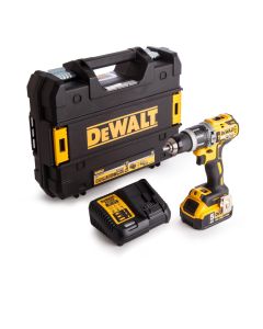 DEWALT DCD796P1 COMPACT BRUSHLESS 18V COMBI DRILL C/W 1 x 5AH BATTERIES