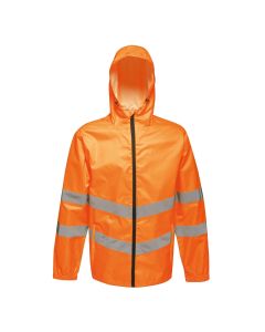 TRW497-188 REGATTA HI-VIS PRO PACKAWAY JACKET ORANGE LARGE