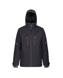 TRA208-1DE 60 REGATTA X -PRO MARAUDER WATERPROOF  JACKET GREY/BLACK MEDIUM