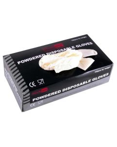 BRPDG100M RODO POWDERED DISPOSABLE GLOVES MED [BOX-100]