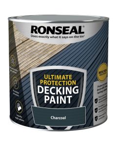 RONSEAL 39143 ULTIMATE PROTECTION DECKING PAINT CHARCOAL 2.5LTR