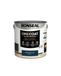 RONSEAL ONE COAT EVERYWHERE PAINT MIDNIGHT SKY MATT 2.5L