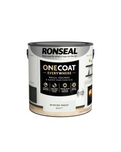 RONSEAL ONE COAT EVERYWHERE PAINT WINTER FROST MATT 2.5L