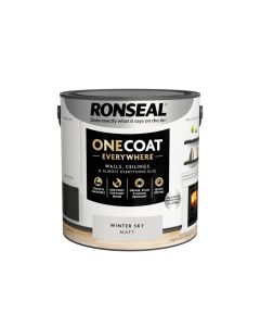 RONSEAL ONE COAT EVERYWHERE PAINT WINTER SKY MATT 2.5L