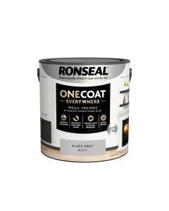 RONSEAL ONE COAT EVERYWHERE PAINT SLATE GREY MATT 2.5L