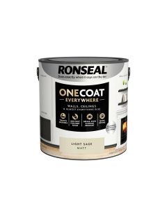 RONSEAL ONE COAT EVERYWHERE PAINT LIGHT SAGE MATT 2.5L