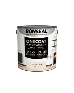 RONSEAL ONE COAT EVERYWHERE PAINT PURE COTTON MATT 2.5L