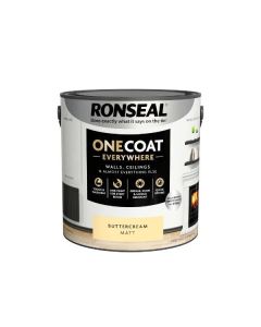 RONSEAL ONE COAT EVERYWHERE PAINT BUTTERCREAM MATT 2.5L