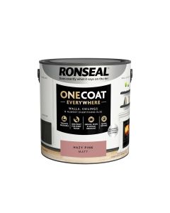 RONSEAL ONE COAT EVERYWHERE PAINT HAZY PINK MATT 2.5L