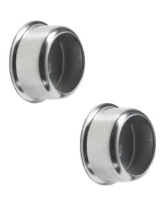 Q542BC CHROME PLATED INVISIFIX CONSEALED END SOCKETS 1"  [PK X 2]