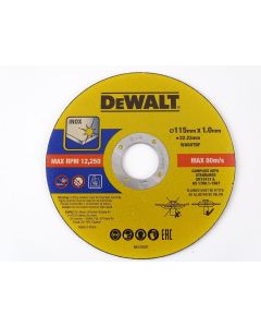 DEWALT WA60TBF METAL CUTOFF DISC 115MMX1MM  SINGLE