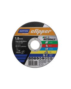 NORTON CLIPPER MULTI-PURPOSE CUTTING DISCS - 115MM (TUB OF 25)