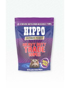 H18742 HIPPO HEAVY DUTY WIPES TRADE WIPES EXTRA LARGE FLOW PACK