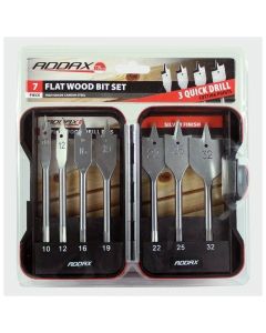 (C) TIMCO F7SET FLAT WOOD BIT SET 7PC