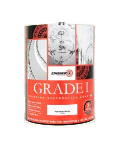 ZINSSER GRADE-1 INTERIOR RESTORATION COATING MATT WHITE 5LTR