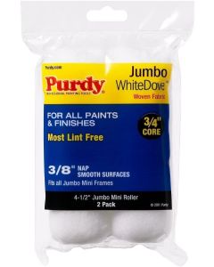 (C) PURDY 140624012 JUMBO WHITE DOVE MINI ROLLER COVER 4.1/2" [PK X 2]