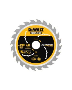 DEWALT DT99562QZ XTREME CIRCULAR SAW BLADE 190MM X 30MM, 24T