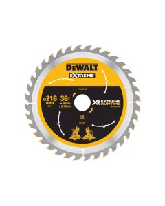 DEWALT DT99568QZ XTREME CIRCULAR SAW BLADE 216MM X 30MM, 24T