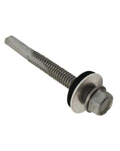 TFHL5538 TECHFAST LIGHT/SEC METAL ROOF SCREW 5.5 X 38MM WASHERED [BOX-100]