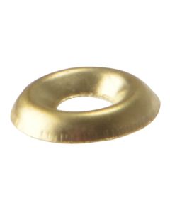 *CLEARANCE*200SCW6B FORGEFIX  NO6 SOLID BRASS SCREW CUP WASHERS [PK-200]