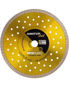 SPECTRUM PLUS DX10-125/22 TURBO UNIVERSAL DIAMOND BLADE 125MM X 22.2