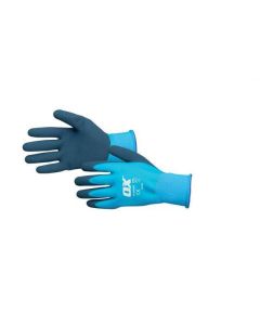 (C) OX-S483810 WATERPROOF LATEX GLOVES XL