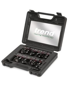 TREND SET/SS8X1/4TC ROUTER CUTTER STARTER SET