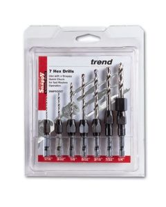 TREND SNAP/D/SET/2 7 PIECE METRIC DRILL SET