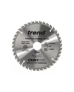 CRAFTPRO SAWBLADE CSB/18040 180MM X 40T X 30MM BORE