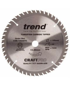 (C) CSB/16548B CRAFTPRO SAWBLADE 165MM X 48T X 20MM