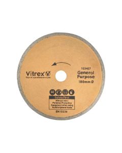 VITT103407 VITREX DIAMOND BLADE 180MM